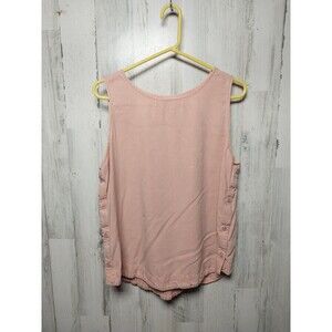 Side Stitch Soft Tencera Tank Top With Size Buttons Large Pink